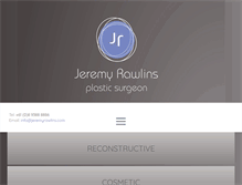 Tablet Screenshot of jeremyrawlins.com
